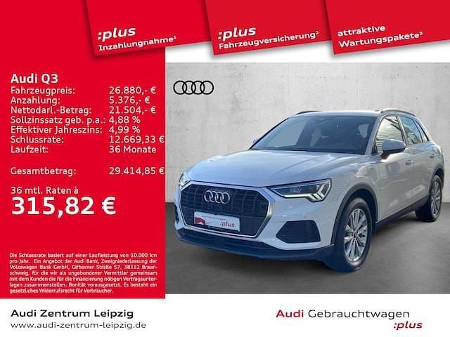 Ibisweiß Gebraucht 2022 Audi Q3 Ambiente SUV | 26.880 € (Superpreis) - Bild 1/3