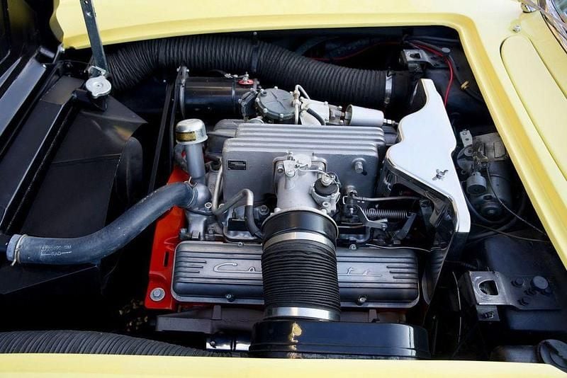 Second-hand Corvette C1 1958 Galben Cabrio
