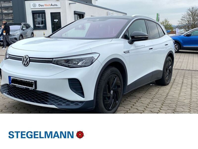 Weiß gletscherweiß metallic metallic Gebraucht 2020 VW ID.4 Pro Performance SUV | 28.590 € (Fairer Preis) - Bild 1/4