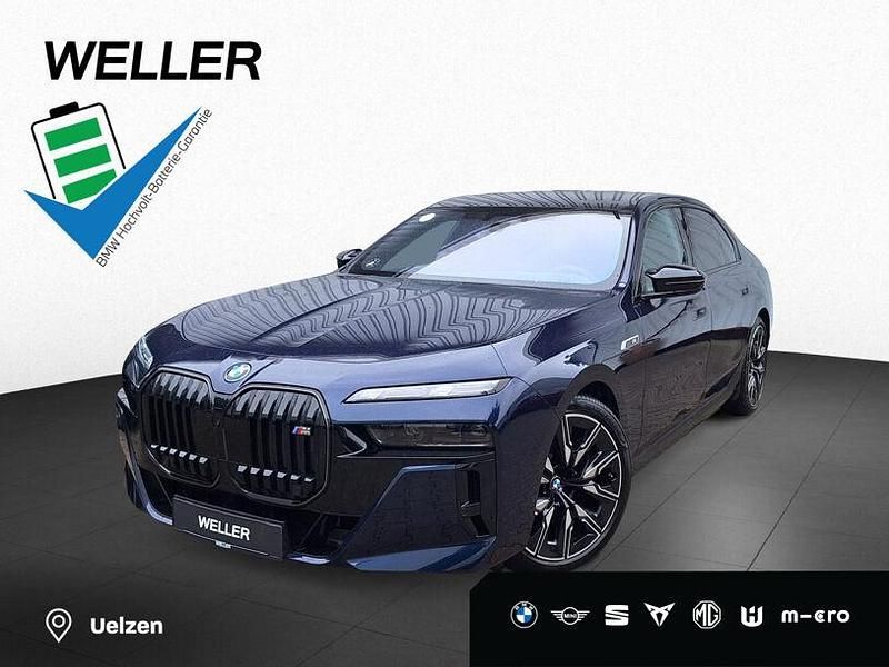 Tansanitblau ii (blau) Gebraucht 2024 BMW i7 Comfort Edition Limousine | 116.800 € (Fairer Preis) - Bild 1/3