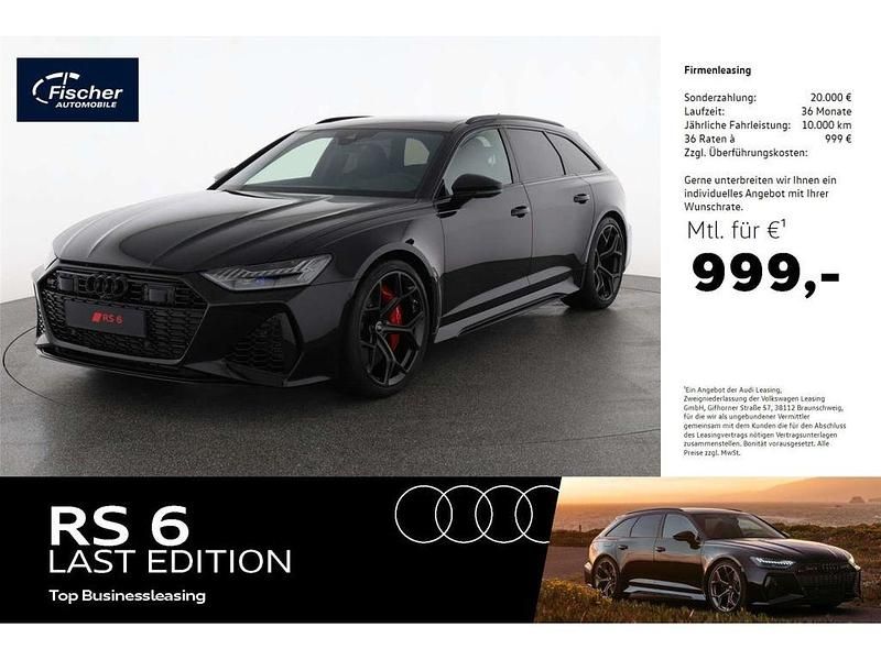 Schwarz Neu 2025 Audi RS6 Performance Kombi | 144.780 € (Superpreis) - Bild 1/4