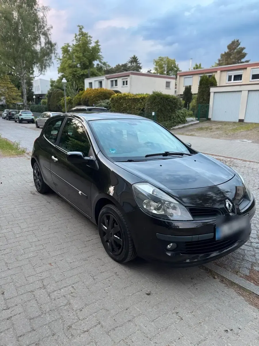 Gebraucht Renault Clio 88 PS (64 kW) 2007 Schwarz Kleinwagen