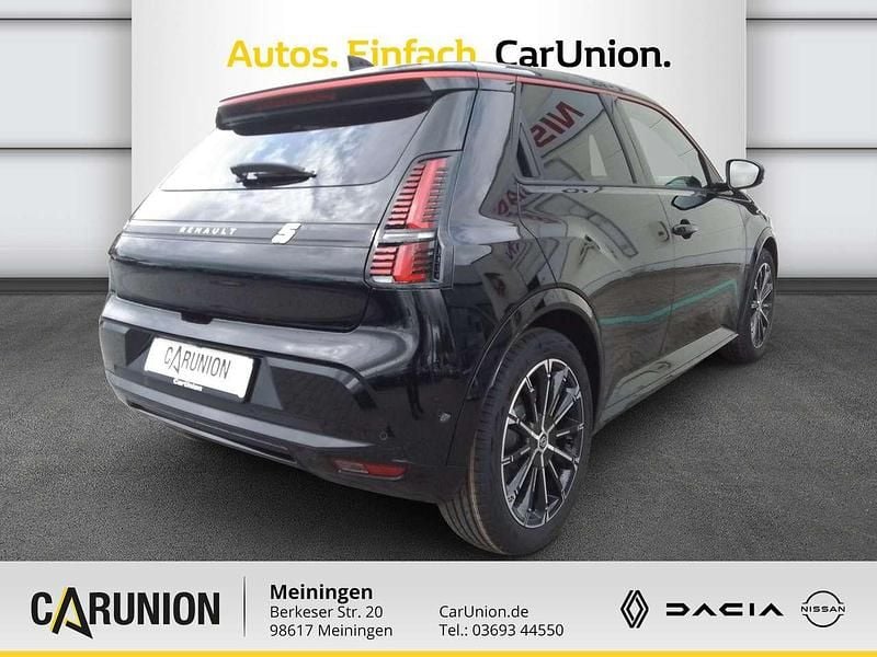 Neu Renault 5 E-Tech Iconic 100 kW (136 PS) 2025 Black pearlschwarz metallic Limousine