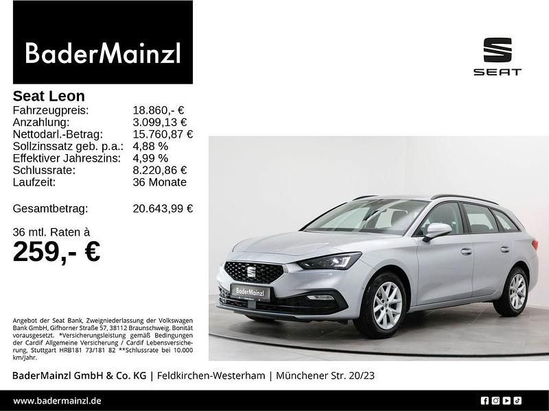Silber Gebraucht 2022 Seat Leon ST Style Kombi | 18.860 € (Fairer Preis) - Bild 1/3