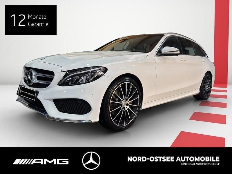 Unilack polarweiß Gebraucht 2016 Mercedes C250 AMG Kombi | 19.490 € (Guter Preis) - Bild 1/4