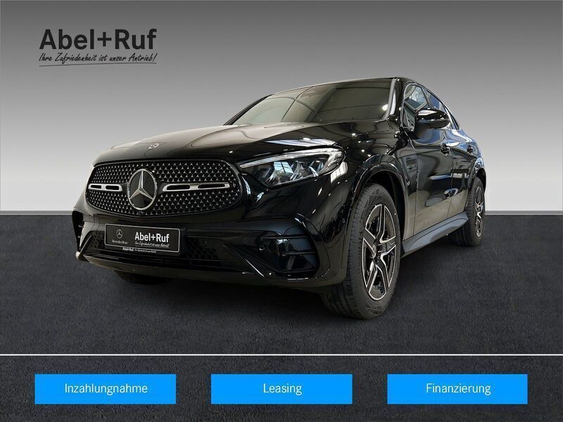 Lack obsidianschwarz Gebraucht 2025 Mercedes GLC220 AMG Coupé | 61.989 € - Bild 1/4