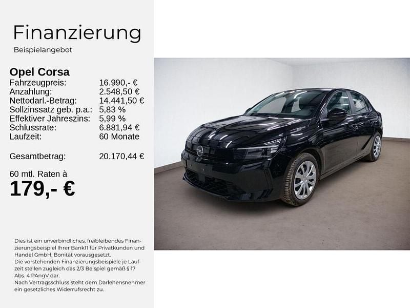 Usado Opel Corsa Edition 101 HP (74 kW) 2025 Preto Citadino