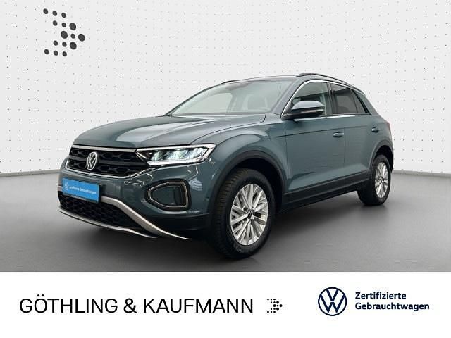 Blau Gebraucht 2024 VW T-Roc Life SUV | 25.660 € (Guter Preis) - Bild 1/3