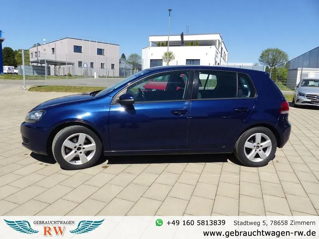 Second-hand VW Golf VI 105 CP (77 kW) 2011 Albastru Hatchback