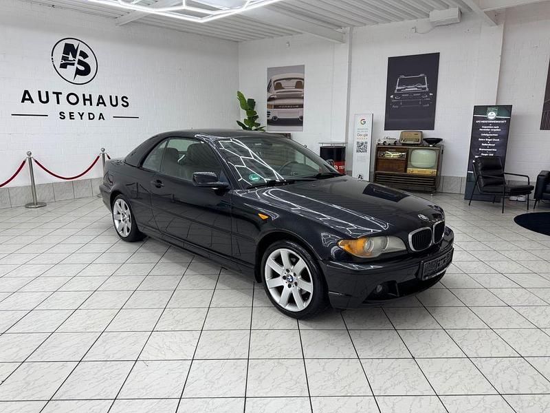 Schwarz Gebraucht 2004 BMW 318 Cabriolet Sport Line Cabrio | 2.990 € (Guter Preis) - Bild 1/4