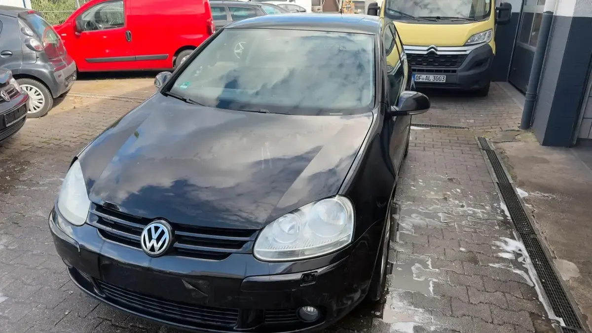 Gebraucht VW Golf V 2007 Schwarz Kleinwagen