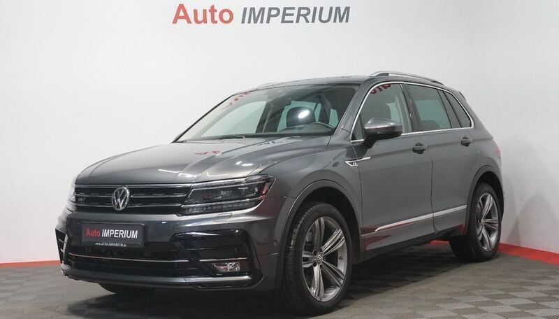 Indiumgrau metallic Gebraucht 2021 VW Tiguan R-line SUV | 32.890 € (Guter Preis) - Bild 1/4