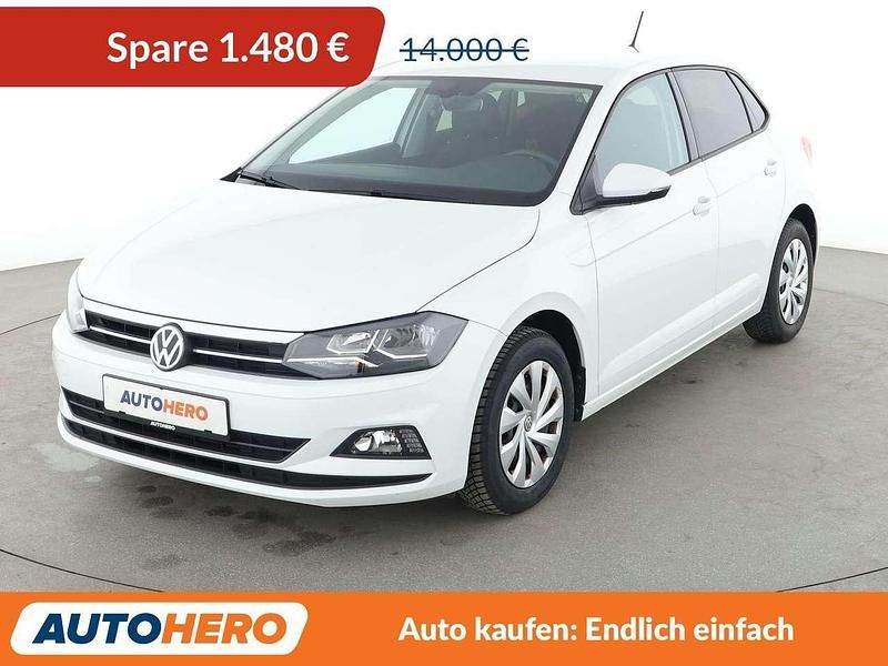 Pure white Gebraucht 2019 VW Polo Comfortline Kleinwagen | 12.520 € (Fairer Preis) - Bild 1/3