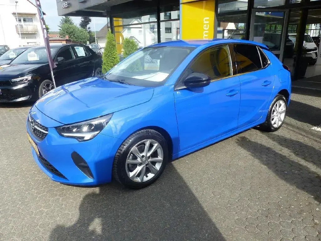 Gebraucht Opel Corsa Elegance 101 PS (74 kW) 2023 Perl blau/voltaik blau Kleinwagen
