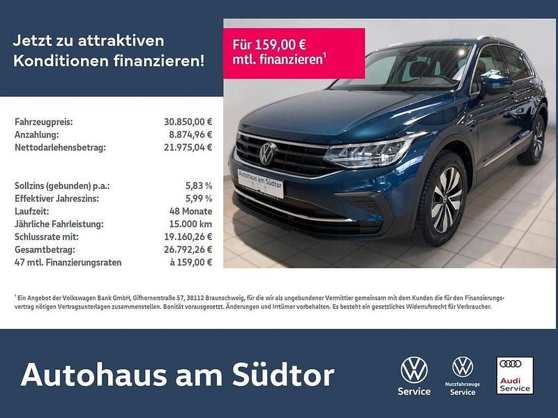 Gebraucht VW Tiguan Move 150 PS (110 kW) 2024 Nightshade blue metallic (metallic) SUV