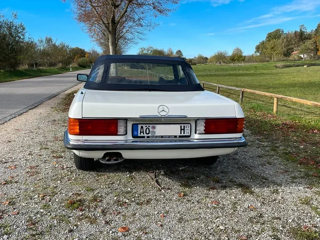 Gebraucht Mercedes SL280 185 PS (136 kW) 1977 Weiß Cabrio