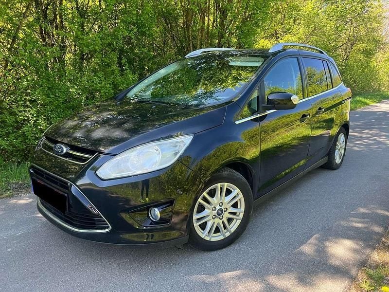 Schwarz Gebraucht 2014 Ford Grand C-Max Titanium Van / Kleinbus | 4.500 € (Superpreis) - Bild 1/4
