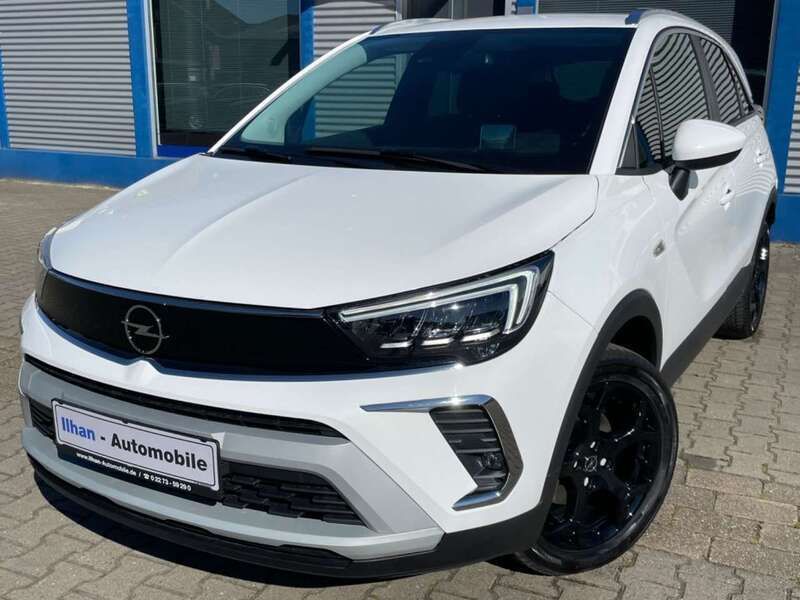Jade weiss/arktis weiss Gebraucht 2021 Opel Crossland X Elegance SUV | 15.950 € (Guter Preis) - Bild 1/4