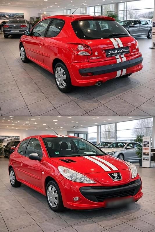 Gebraucht Peugeot 206+ 75 PS (55 kW) 2011 Rot Kleinwagen