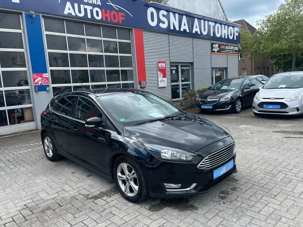Brugt Ford Focus Titanium 150 HK (110 kW) 2018 Sort Sedan