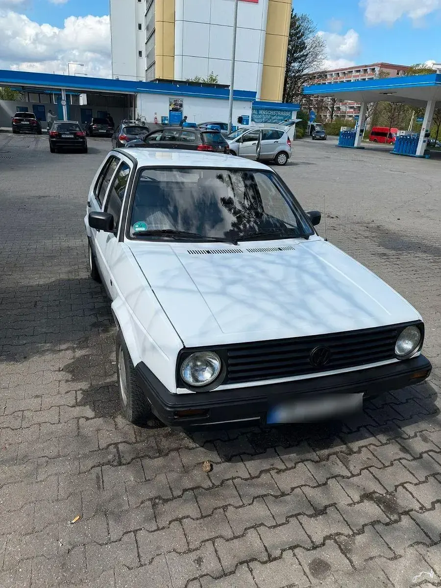 Gebraucht VW Golf II 67 PS (49 kW) 1989 Weiß Kleinwagen
