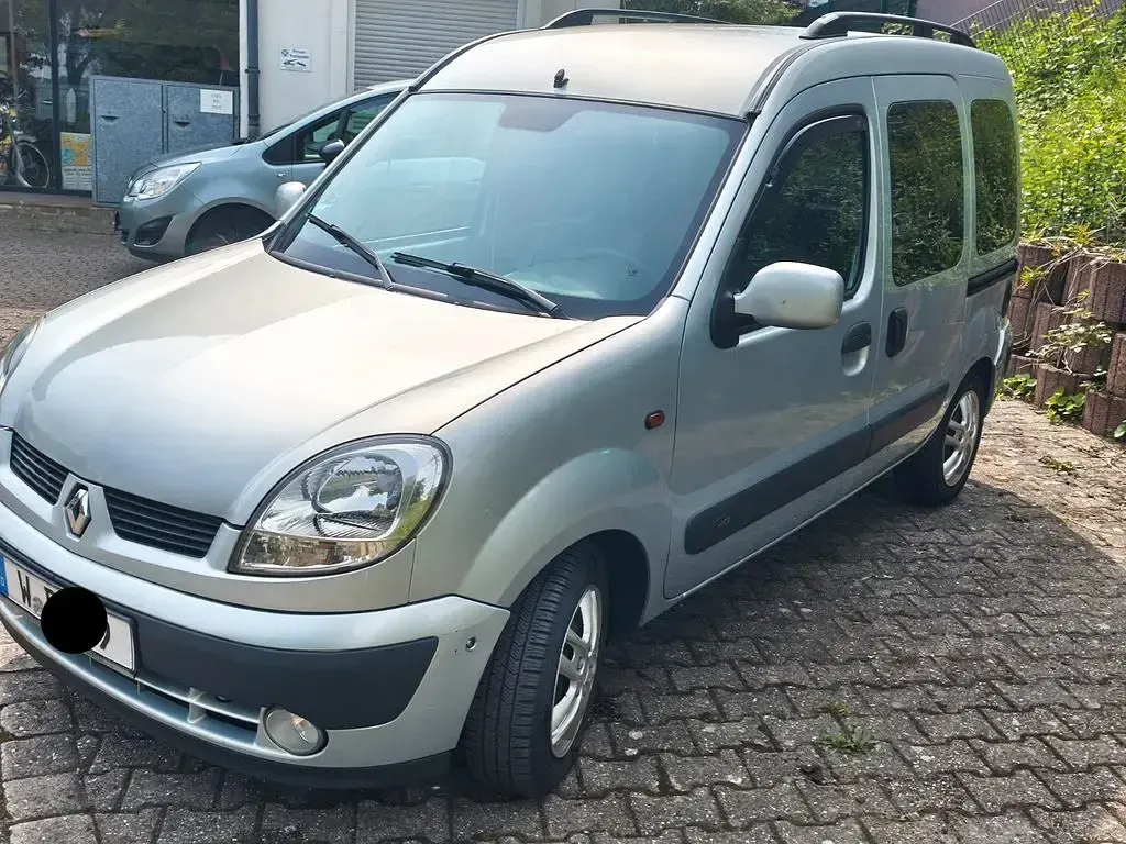 Gebraucht Renault Kangoo Authentique 82 PS (60 kW) 2003 Grau Van / Kleinbus