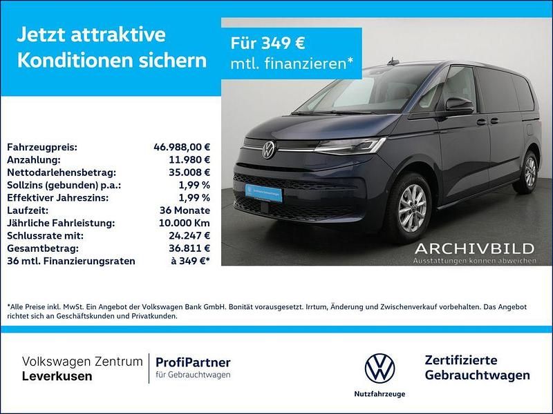 Starlightblue Gebraucht 2025 VW Multivan Life Van | 46.988 € (Superpreis) - Bild 1/4