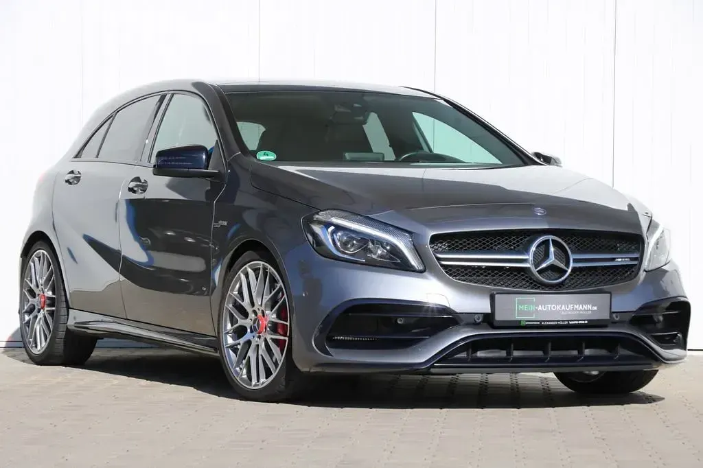 Gebraucht Mercedes A45 AMG AMG 381 PS (280 kW) 2017 Mountaingrau  met. Kleinwagen