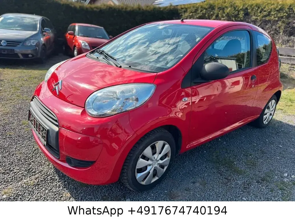 Brugt Citroën C1 Advance 68 HK (50 kW) 2009 Rød Hatchback