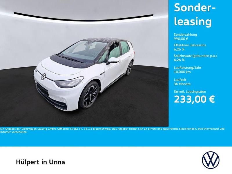 Gebraucht VW ID.3 Pro 106 kW (145 PS) 2022 Gletscherweiß metallic Kleinwagen