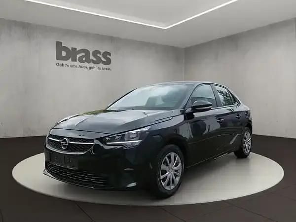 Diamant schwarz (metallic) Gebraucht 2022 Opel Corsa Edition Limousine | 12.950 € (Fairer Preis) - Bild 1/4