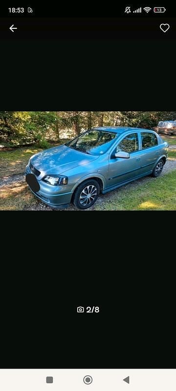 Grau Gebraucht 2003 Opel Astra Limousine | 350 € (Superpreis) - Bild 1/4