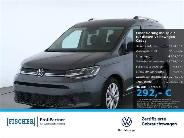 Gebraucht VW Caddy Style 122 PS (89 kW) 2023 Van / Kleinbus