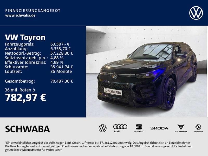 Neu VW Tayron R-line 193 PS (141 kW) 2026 Schwarz SUV