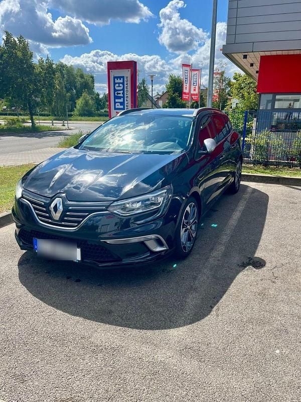 Schwarz Gebraucht 2018 Renault Mégane GrandTour GT-Line Kombi | 12.200 € - Bild 1/4