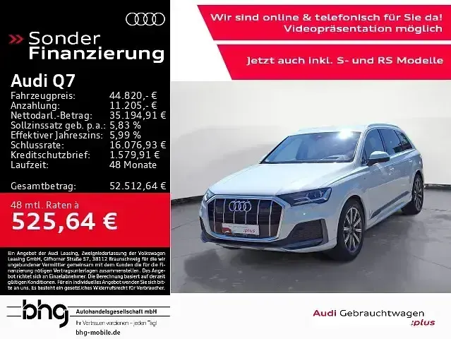 Gebraucht Audi Q7 S-Line 286 PS (210 kW) 2022 SUV