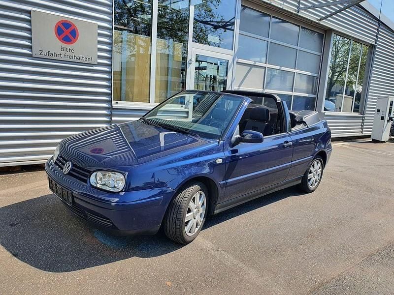 Blau Gebraucht 2002 VW Golf Cabriolet Cabrio | 1.500 € (Superpreis) - Bild 1/4