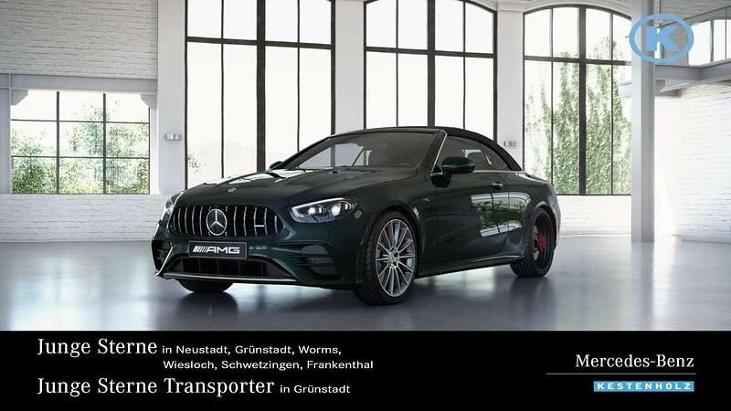 Smaragdgrün Gebraucht 2021 Mercedes E53 AMG AMG Cabrio | 66.690 € (Etwas zu teuer) - Bild 1/4