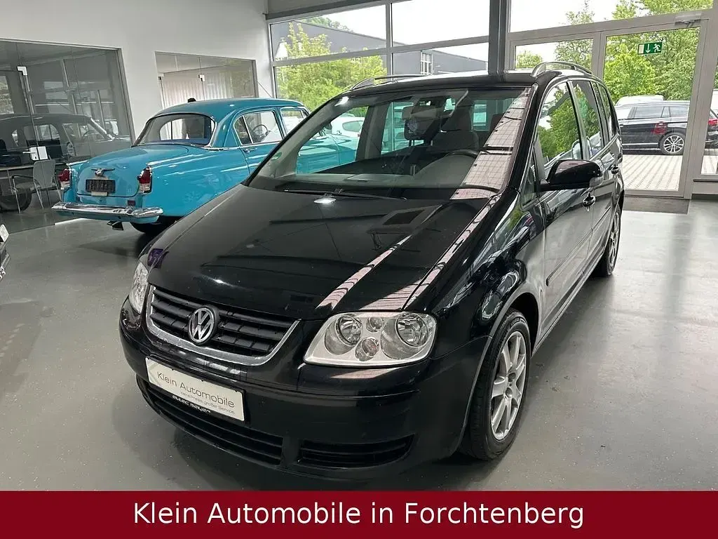 Gebraucht VW Touran Trendline 140 PS (102 kW) 2006 Schwarz Van / Kleinbus