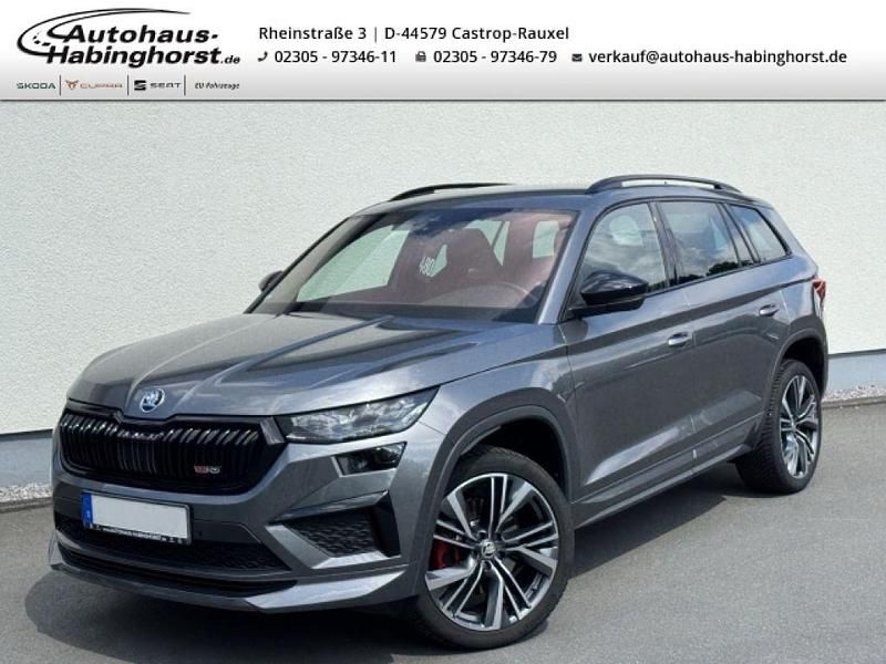 Graphitegrau Gebraucht 2023 Skoda Kodiaq RS SUV | 44.890 € (Guter Preis) - Bild 1/3