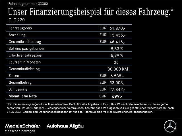 Blau Gebraucht 2025 Mercedes GLC220 AMG Coupé | 61.870 € (Superpreis) - Bild 1/1