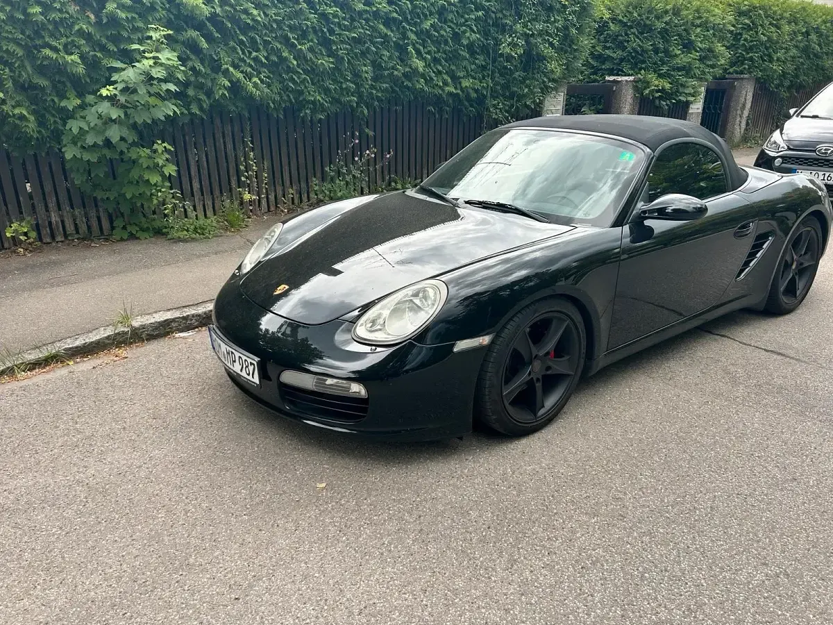 Gebraucht Porsche Boxster 240 PS (176 kW) 2006 Schwarz Cabrio