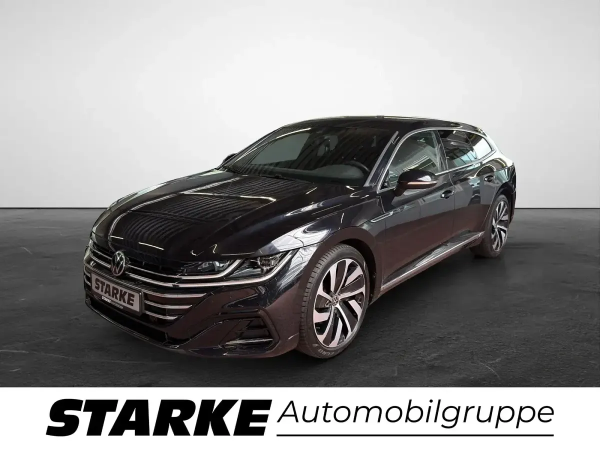 Gebraucht VW Arteon R-line 200 PS (147 kW) 2021 Deep black perleffekt (metallic) Kombi