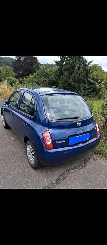 Blau Gebraucht 2004 Nissan Micra Kleinwagen | 500 € (Superpreis) - Bild 1/4
