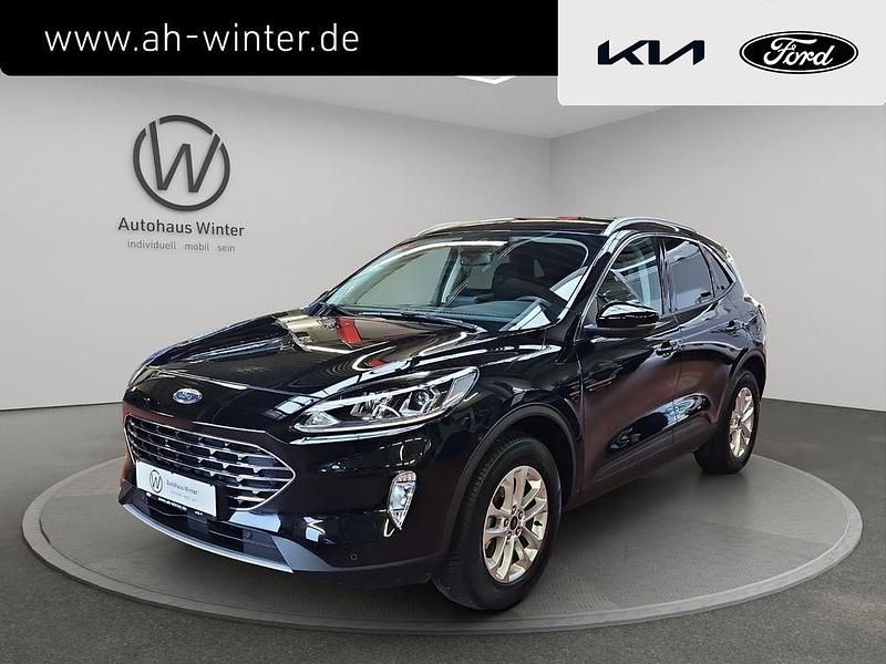 Obsidianschwarz metallic Gebraucht 2022 Ford Kuga Titanium SUV | 25.899 € (Guter Preis) - Bild 1/4