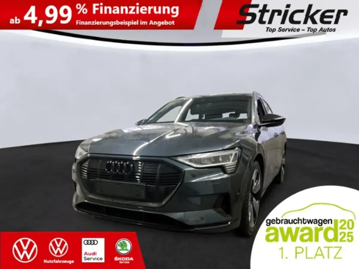 Gebraucht Audi e-tron Advanced Plus 300 kW (408 PS) 2023 Manhattangrau metallic (metallic) SUV