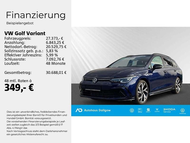 Gebraucht VW Golf VIII R-line 131 PS (96 kW) 2024 Atlantik blue metallic Kombi