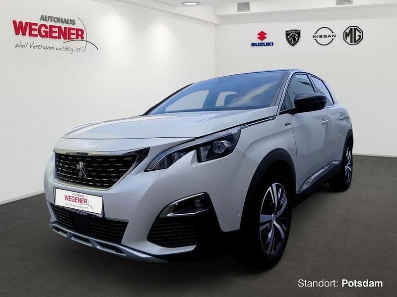 Perlmuttweiß met. Gebraucht 2020 Peugeot 3008 Allure SUV | 25.390 € (Fairer Preis) - Bild 1/4