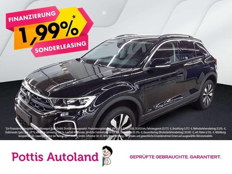 Schwarz Gebraucht 2025 VW T-Roc Goal SUV | 29.903 € (Superpreis) - Bild 1/3