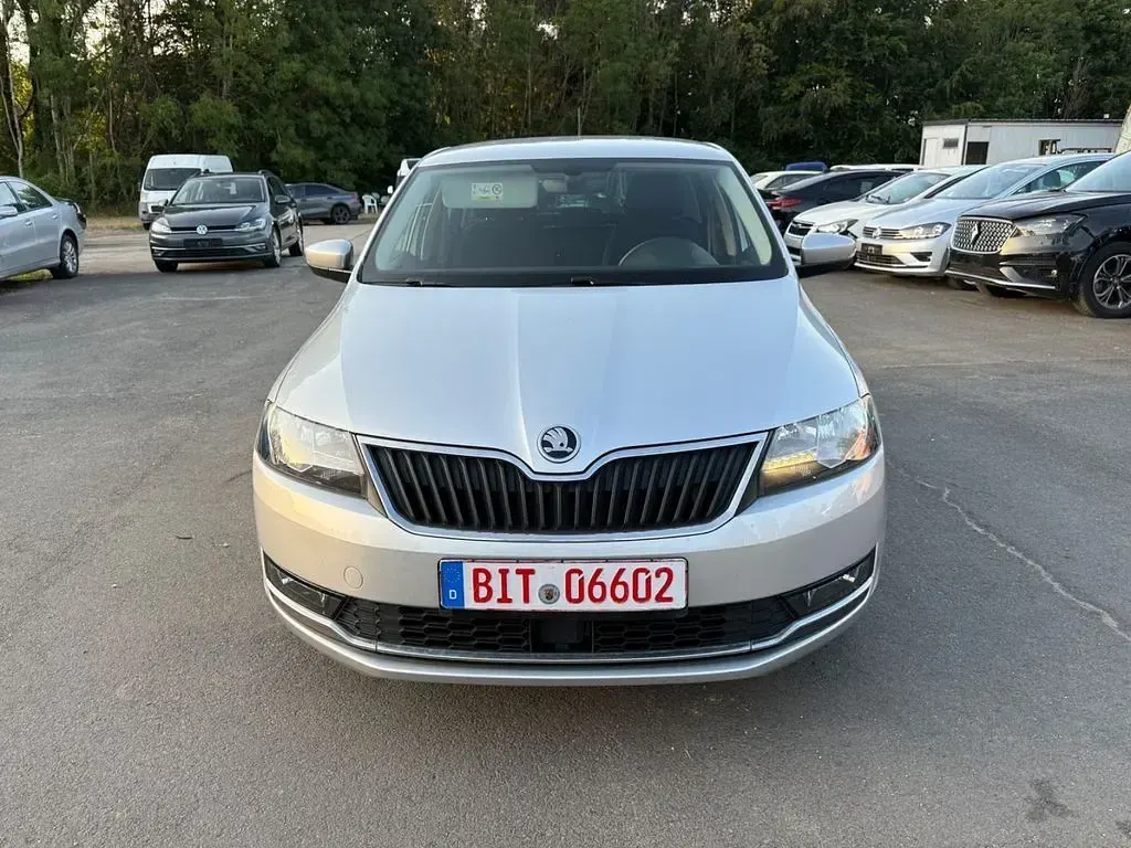 Gebraucht Skoda Rapid Ambition 110 PS (80 kW) 2018 Silber Kleinwagen